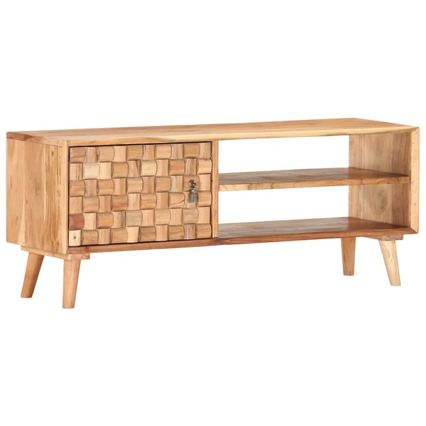 vidaXL TV-benk 100x30x40 cm heltre akasie