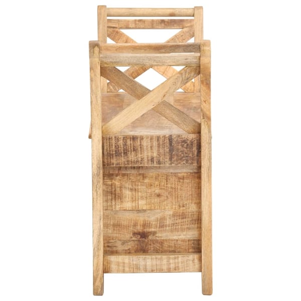 vidaXL entrébænk 103x33x72 cm massivt mangotræ