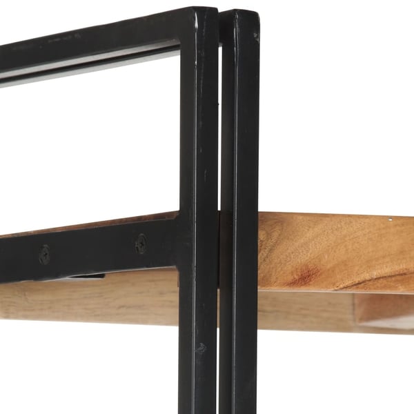 vidaXL Bokhylle 5 etasjer 90x30x180 cm heltre akasie