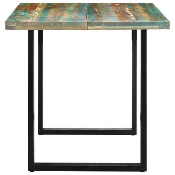 vidaXL Spisebord 160x80x75 cm gjenvunnet heltre