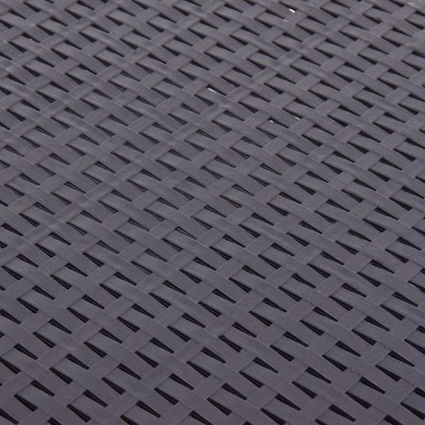 vidaXL Sidebord mocca 54x54x36,5 cm plast
