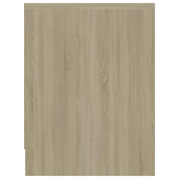 vidaXL sengeskab 40x30x40 cm spånplade sonoma-eg
