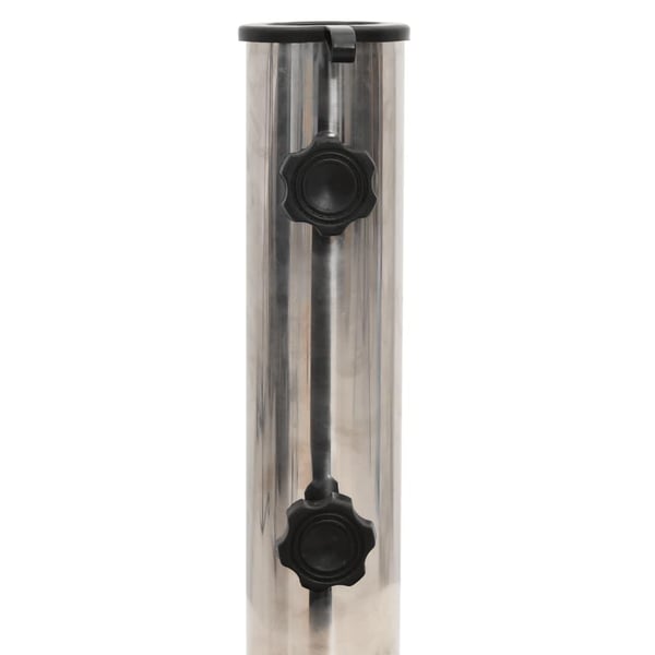 vidaXL parasolfod granit 30 kg rund sort