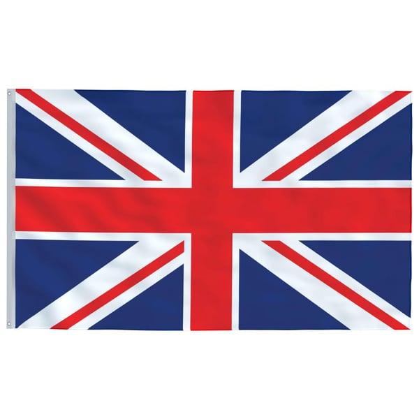vidaXL britisk flag 90x150 cm