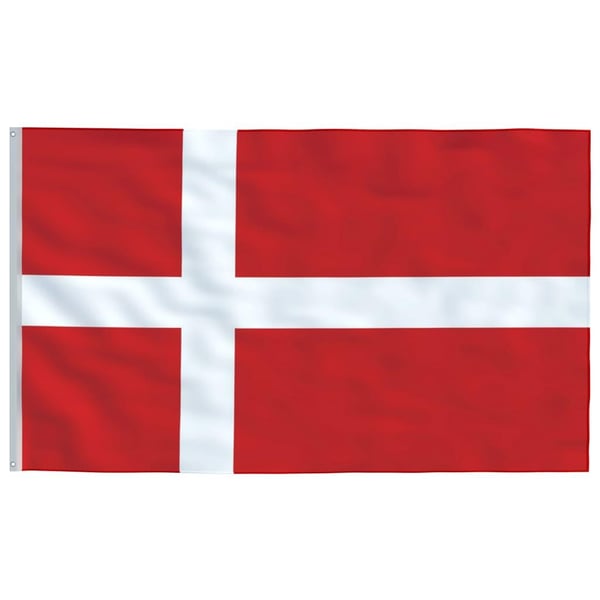 vidaXL det danske flag 90x150 cm