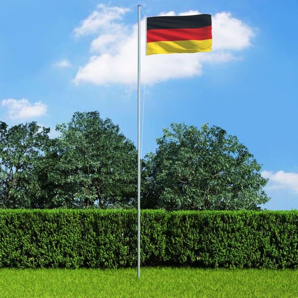 vidaXL Tysk flagg 90x150 cm