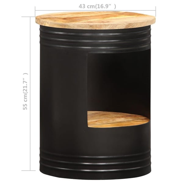 vidaXL Sofabord 43x55 cm heltre mango change2