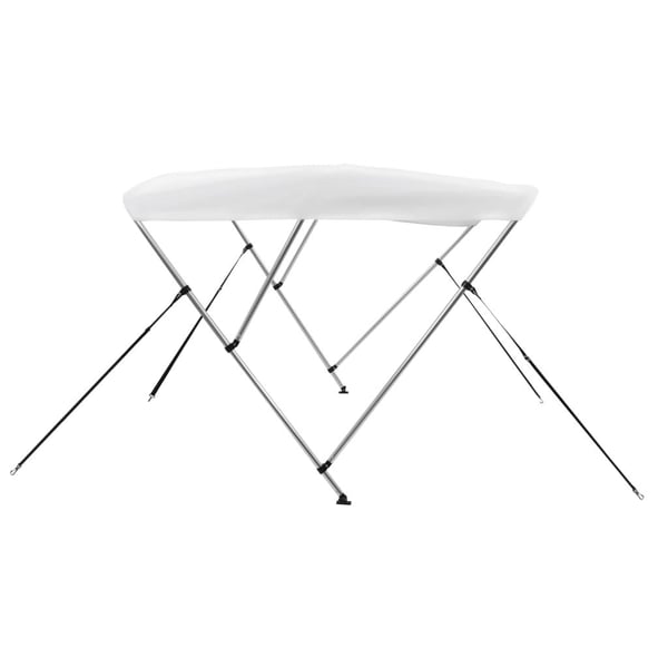 vidaXL Biminitopp 3-buet hvit 183x180x137 cm