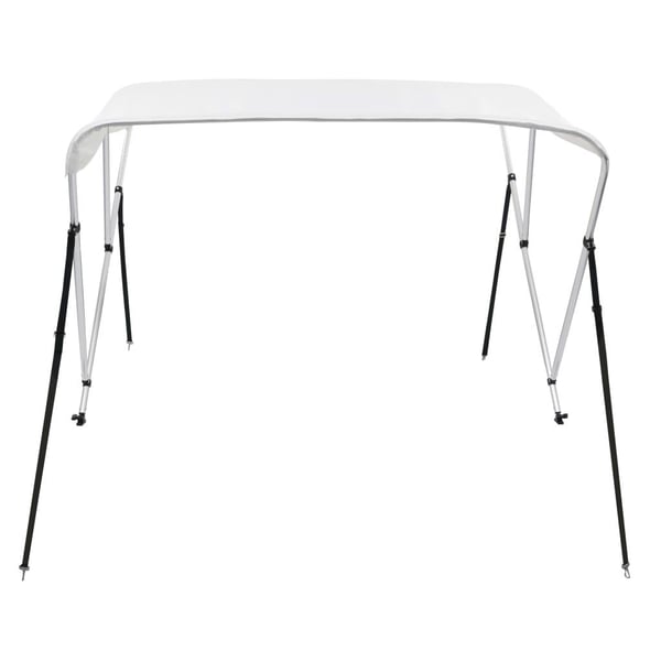 vidaXL Biminitopp 3-buet hvit 183x180x137 cm