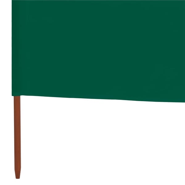 vidaXL Vindskjerm 6 paneler stoff 800x160 cm grønn