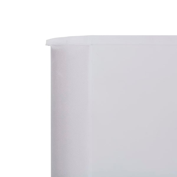 vidaXL Vindskjerm 6 paneler stoff 800x120 cm sandhvit