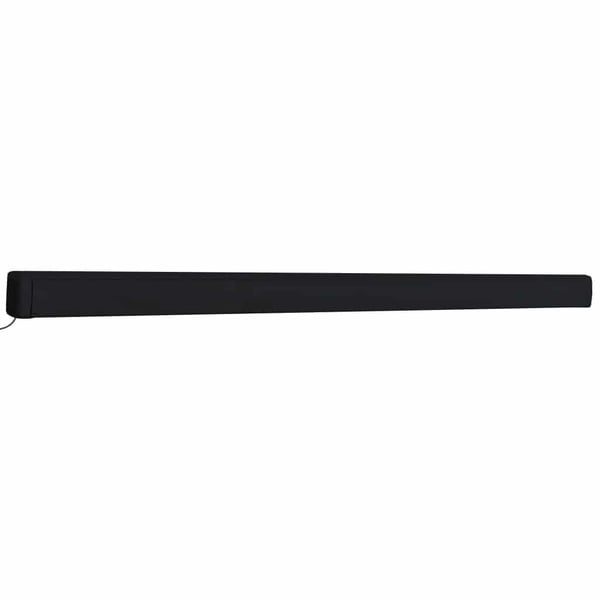 vidaXL kassettemarkise m. motor 350x250 cm blå og hvid