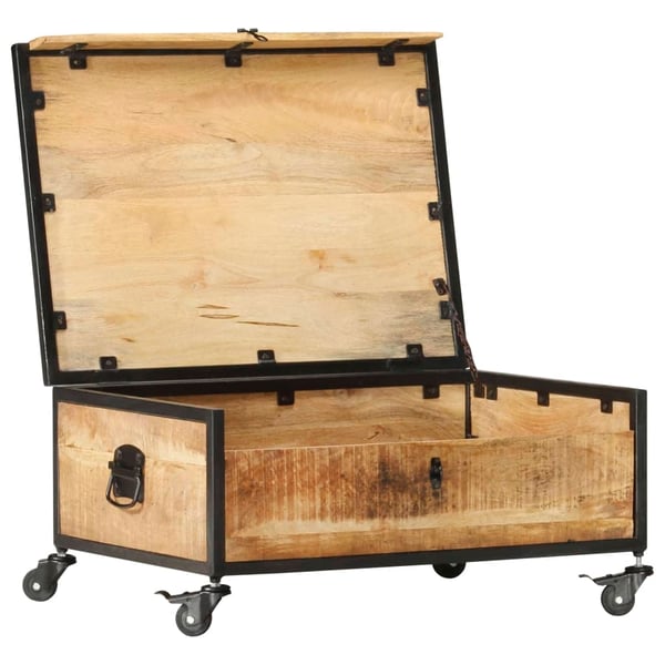 vidaXL Sofabord 70x50x33 cm heltre mango change2