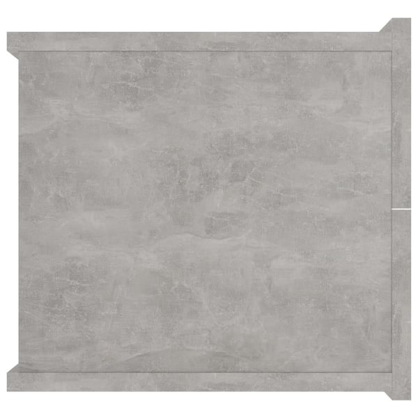 vidaXL sengeskab 40x30x30 cm spånplade betongrå