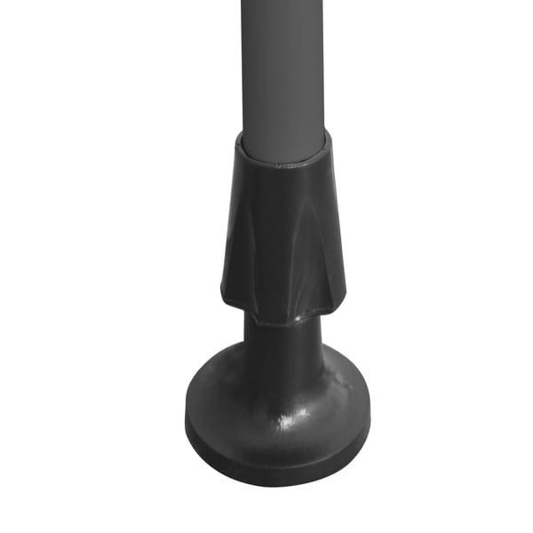 vidaXL Manuell uttrekkbar markise med LED 350 cm blå og hvit