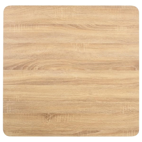 vidaXL Bistrobord lysebrun 80x80 cm MDF