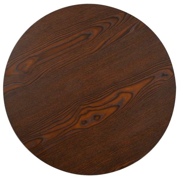 vidaXL Bistrobord mørkebrun 50 cm MDF