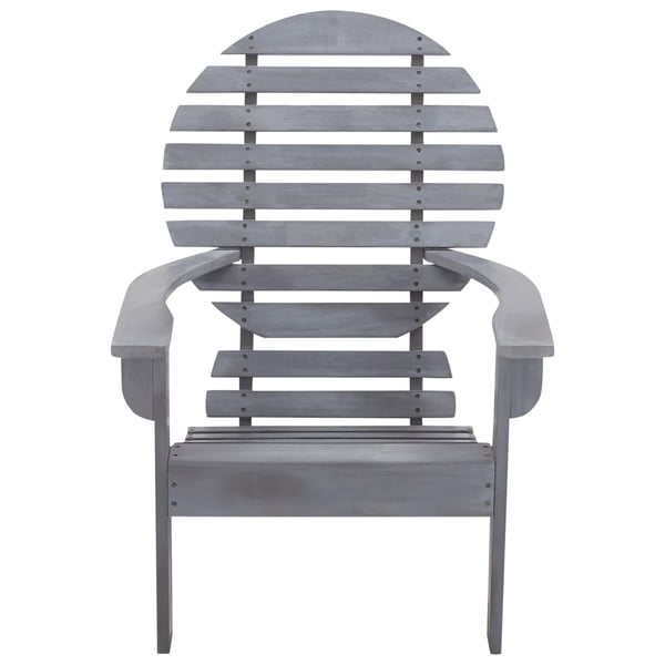 vidaXL Adirondack-stol massivt akacietræ grå