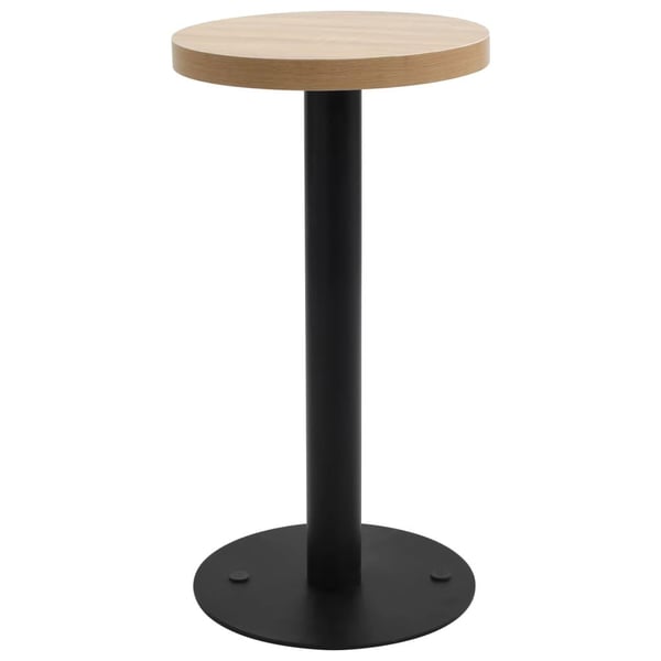 vidaXL Bistropöytä vaaleanruskea 40 cm MDF