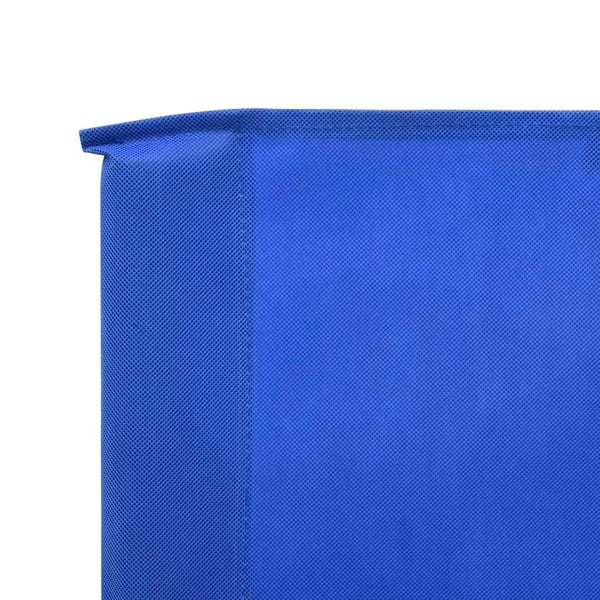 vidaXL Vindskjerm 5 paneler stoff 600x160 cm asurblå
