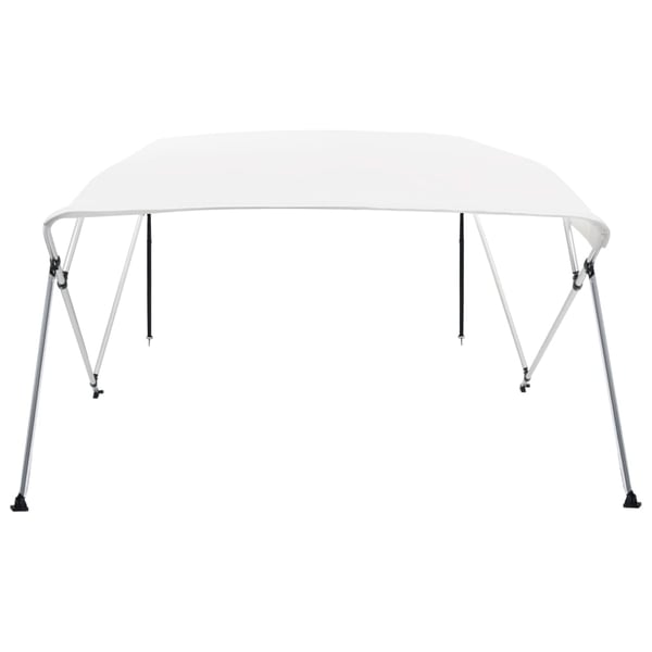 vidaXL Biminitopp 4-buet hvit 243x180x137 cm