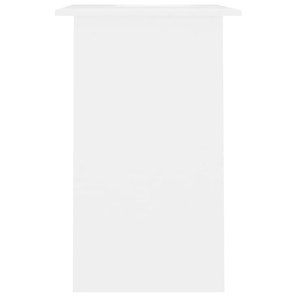 vidaXL Skrivebord hvit 90x50x74 cm sponplate