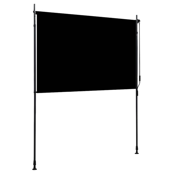 vidaXL Ulkorullaverho 200x270 cm antrasiitti