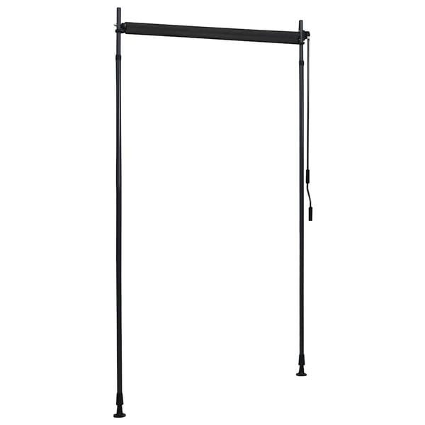 vidaXL Utendørs rullegardin 120x270 cm antrasitt