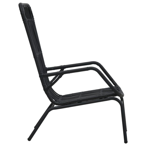 vidaXL havestol polyrattan sort