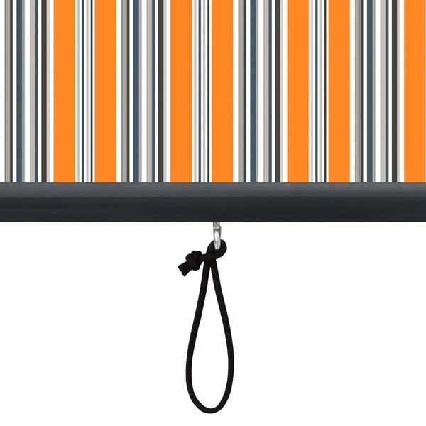 vidaXL Utendørs rullegardin 140x250 cm antrasitt