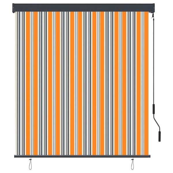 vidaXL Utendørs rullegardin 140x250 cm antrasitt