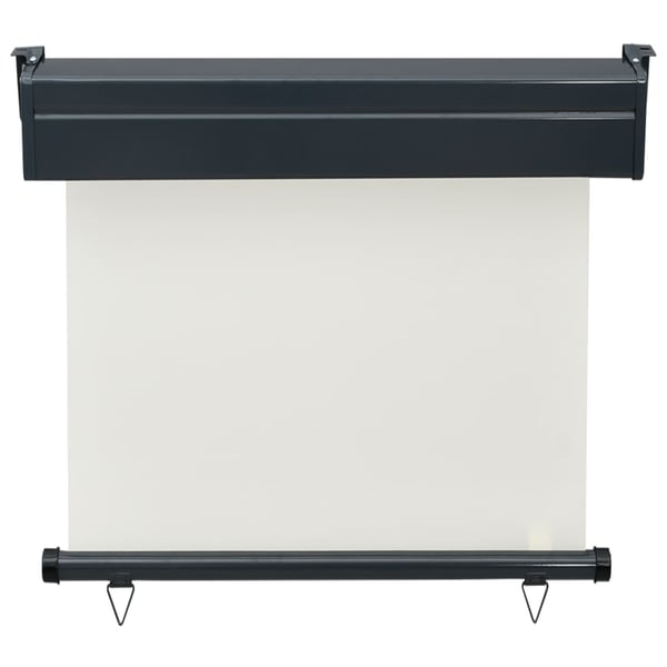 vidaXL Sidemarkise for balkong 80x250 cm kremhvit