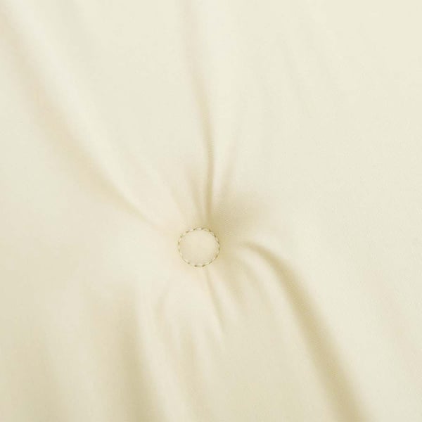 vidaXL hynder til havestol 4 stk. 40x40x3 cm oxfordstof cremefarvet