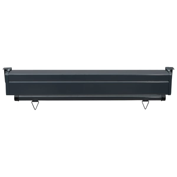 vidaXL Sidemarkise for balkong 100x250 cm grå