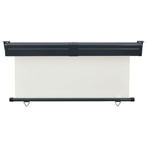 vidaXL Sidemarkise for balkong 165x250 cm kremhvit