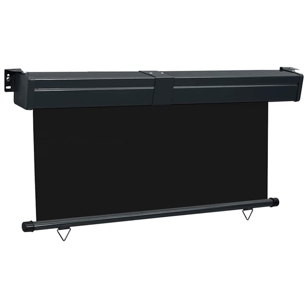 vidaXL sidemarkise til altan 170x250 cm sort