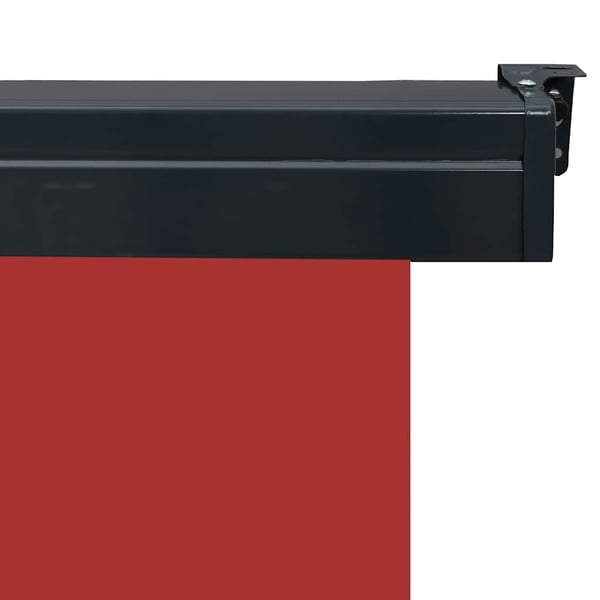 vidaXL sidemarkise til altan 160x250 cm rød