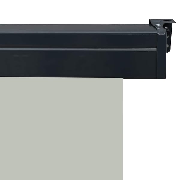 vidaXL Sidemarkise for balkong 60x250 cm grå
