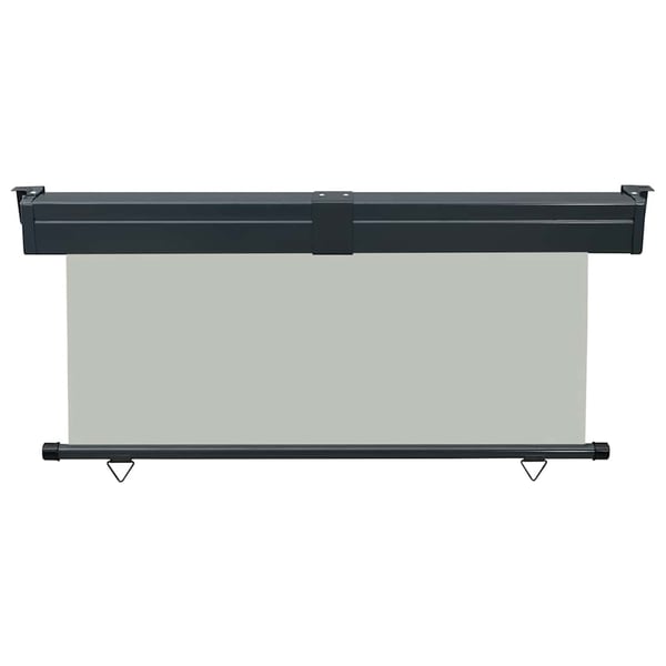vidaXL sidemarkise til altan 160x250 cm grå