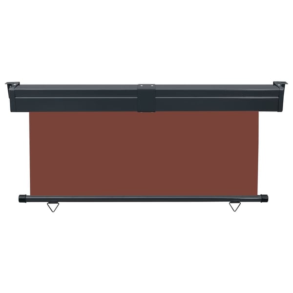 vidaXL sidemarkise til altan 160x250 cm brun