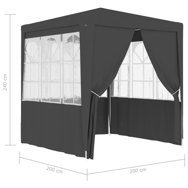 vidaXL Markise Hvit 3,5 x 2,5 m Metall