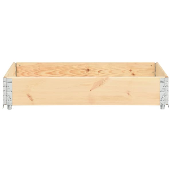 vidaXL Pallekarm 50x100 cm heltre furu