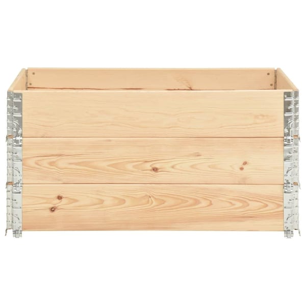 vidaXL Pallekarmer 3 stk 80x120 cm heltre furu