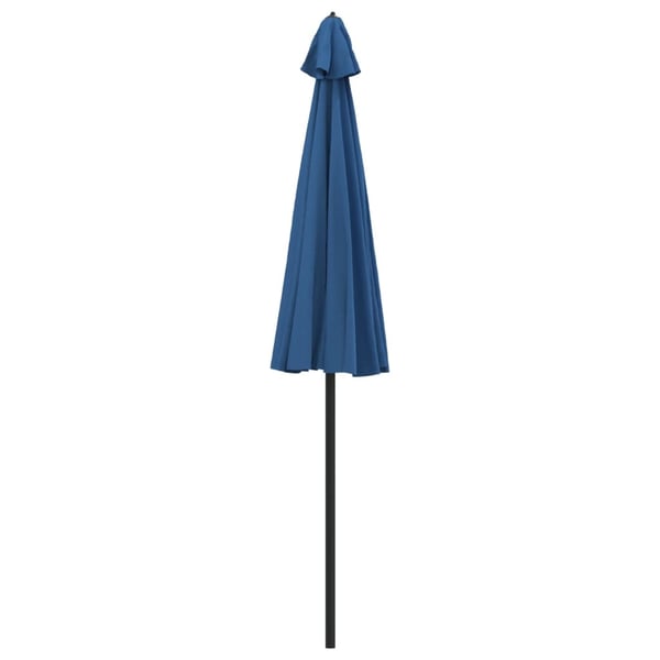vidaXL Parasoll med aluminiumsstang 270 cm asurblå