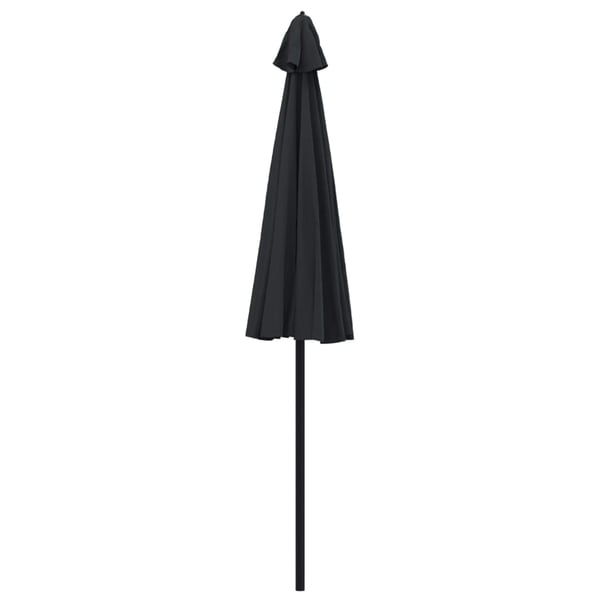 vidaXL parasol med aluminiumstang 270 cm sort