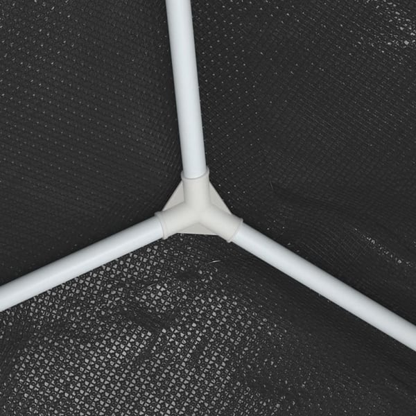 vidaXL Markise Hvit 3,5 x 2,5 m Metall