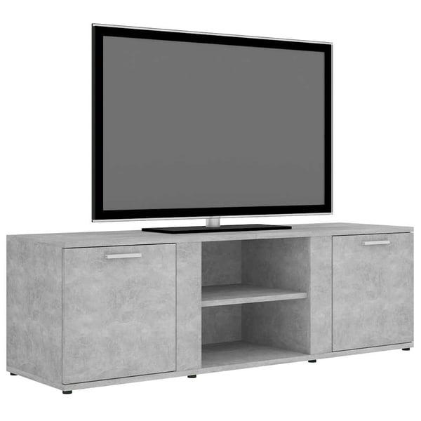 vidaXL TV-benk betonggrå 120x34x37 cm konstruert tre