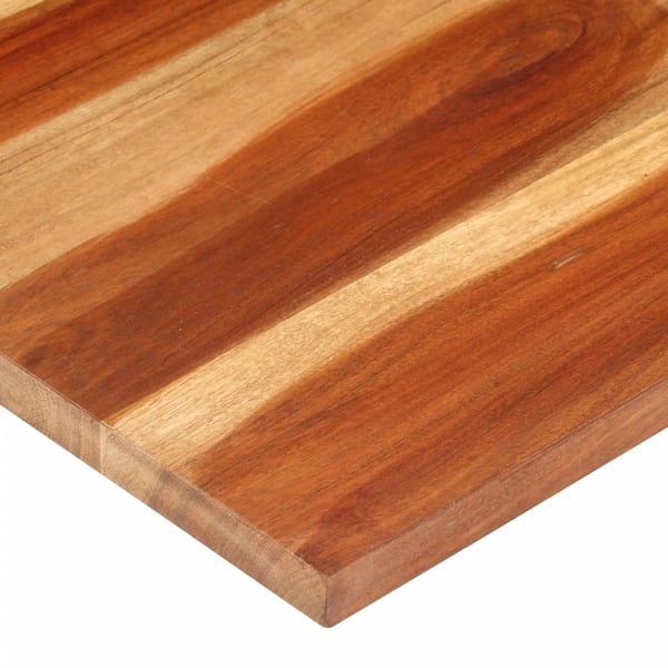 vidaXL bordplade 25-27 mm 60x100 cm massivt akacietræ