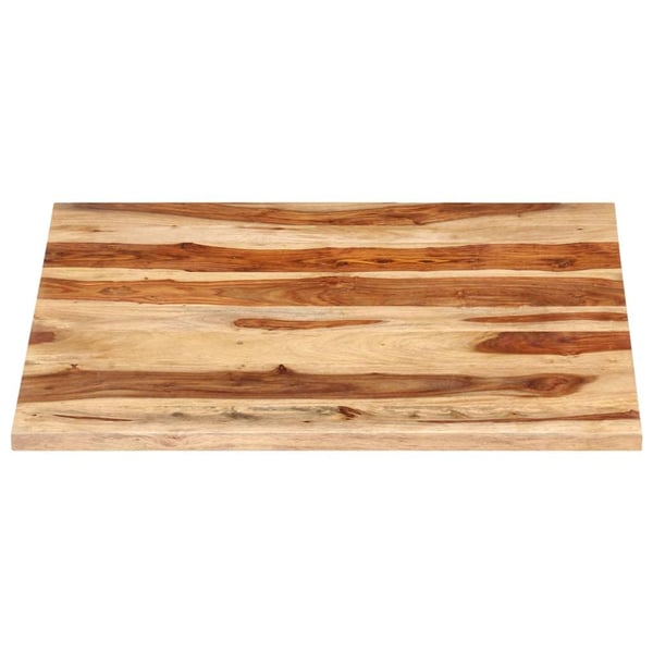 vidaXL bordplade 25-27 mm 80x80 cm massivt akacietræ