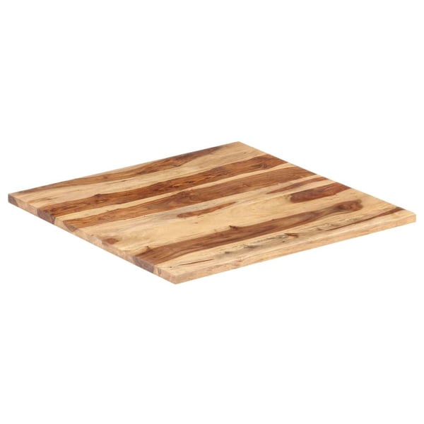 vidaXL bordplade 25-27 mm 80x80 cm massivt akacietræ